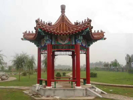 工程案例-防腐木凉亭